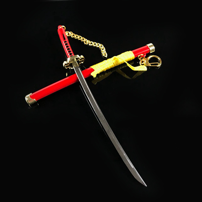 动漫兵器模型22厘米死神海贼王索隆秋水刀鞘日本武士刀合金武器