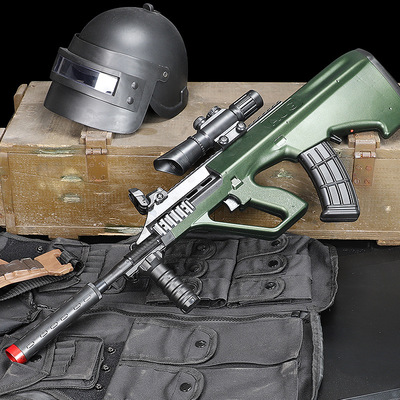 aug水弹枪手动枪步枪儿童玩具绝地塑胶玩具步抢≥14岁吃鸡电动连