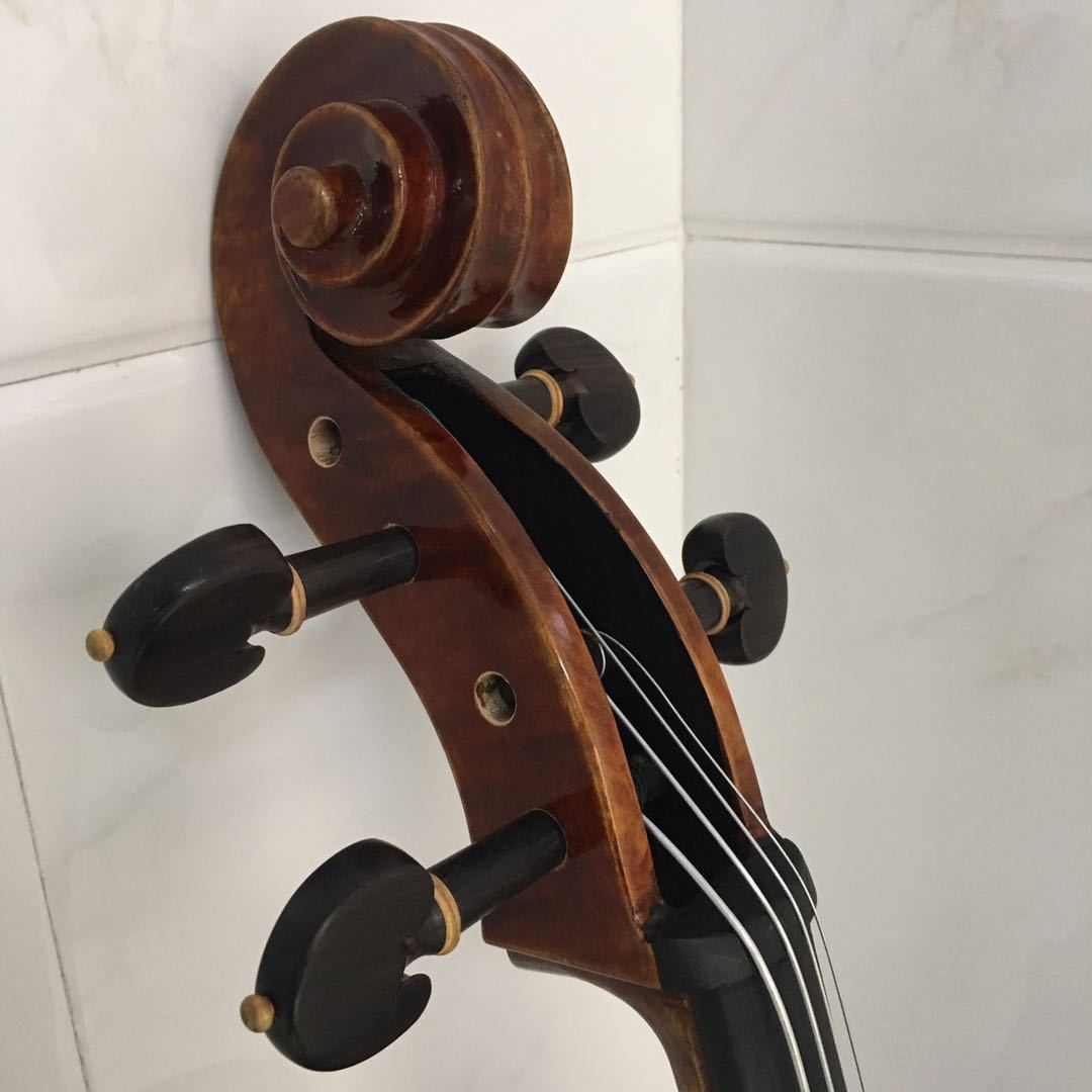 欧料大提琴实木纯手工专业级成人演奏儿童欧料独奏大提琴油性