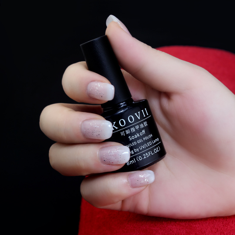 甲油胶 乳白色甲油胶 美甲光疗持久芭比胶 指甲胶