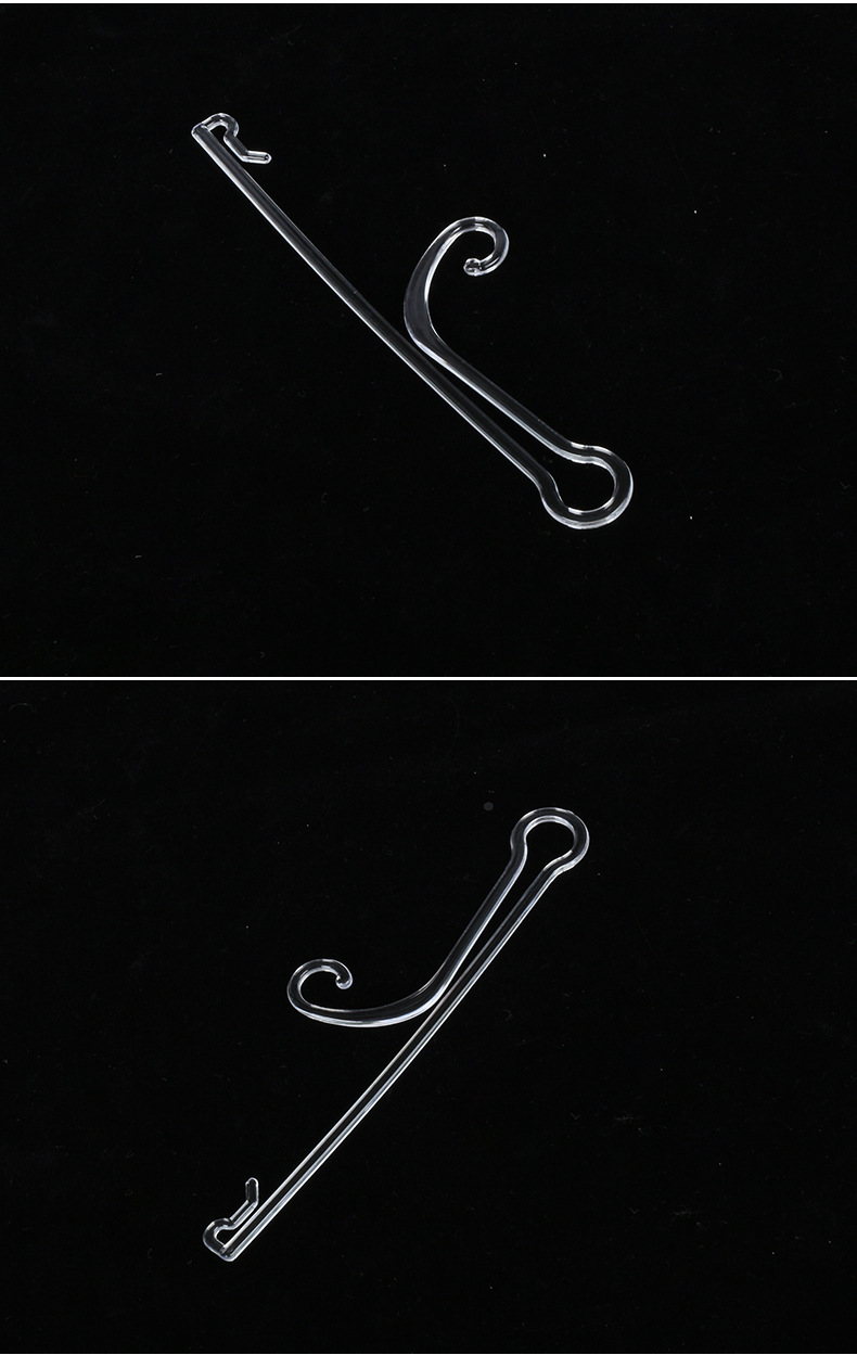 批发创意袜子挂钩大弯钩黑色塑料钩子龙形挂钩塑料鞋挂钩