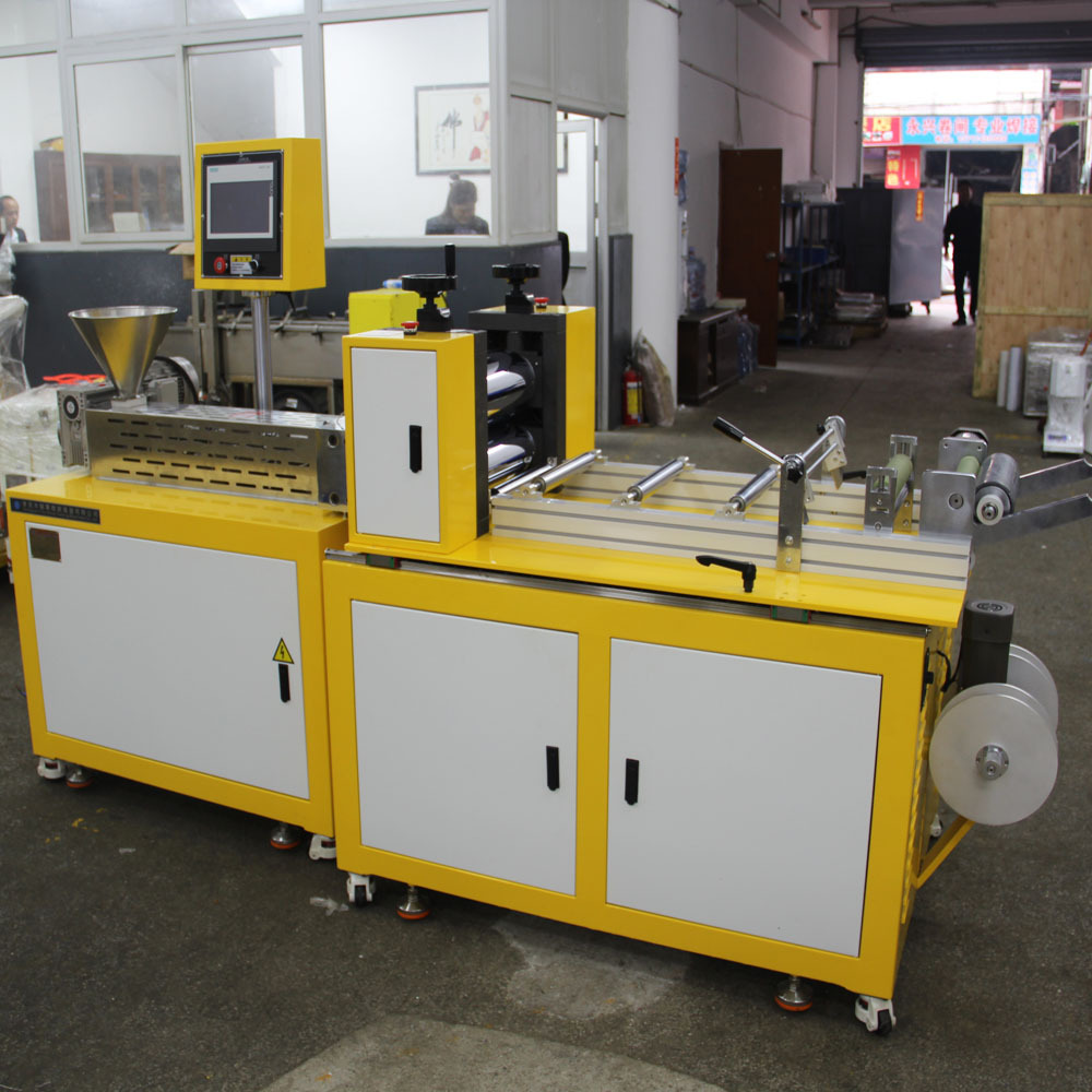 定制机型膜宽500mm双螺杆挤出流延膜机 tppe弹性体薄膜流延机