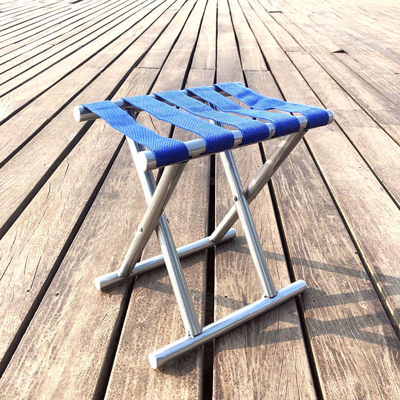 批发简易铁马扎 便携折叠凳子 钓鱼椅 十元地摊赶集日用百货