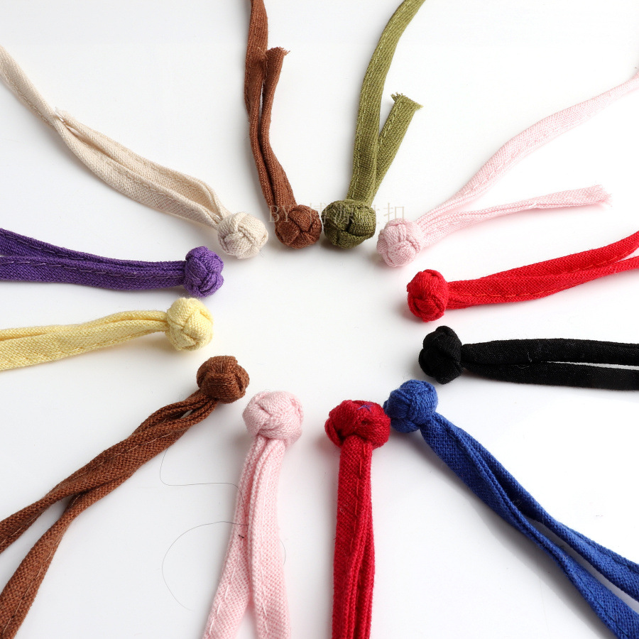 棉麻盘扣一字扣 中式太极服旗袍童装扣子 来料加工辅料盘扣批发