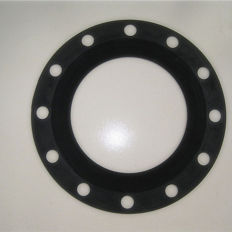 厂家生产epdm法兰垫片 橡胶带孔密封垫片 橡胶油管密封垫片定制
