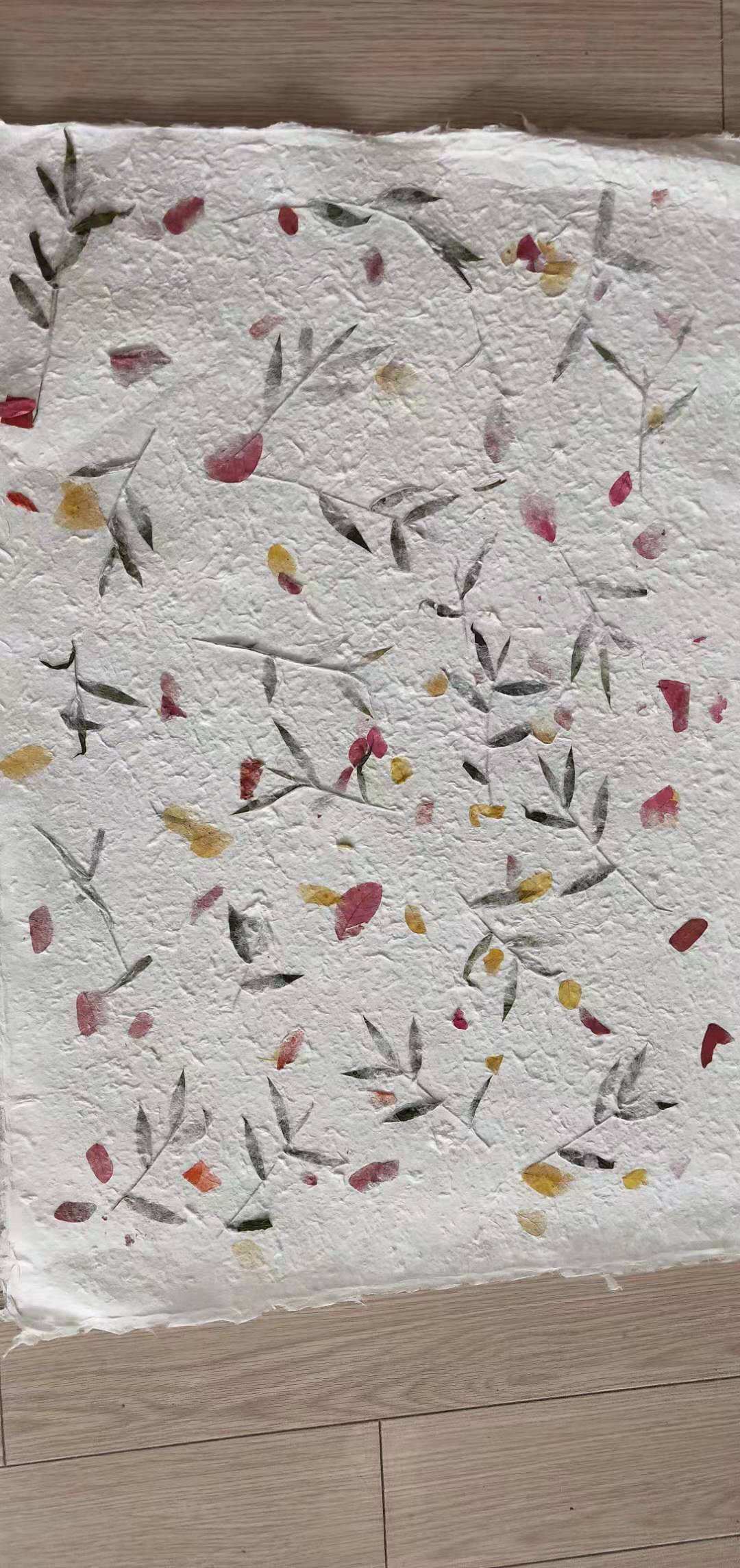 泰国花瓣纸 古风花草纸 diy花草纸东巴纸 花瓣纸灯笼用纸