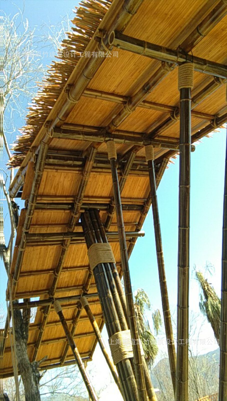 【境道】竹景观 竹门楼 竹大门 5年保修 竹牌楼 g-05