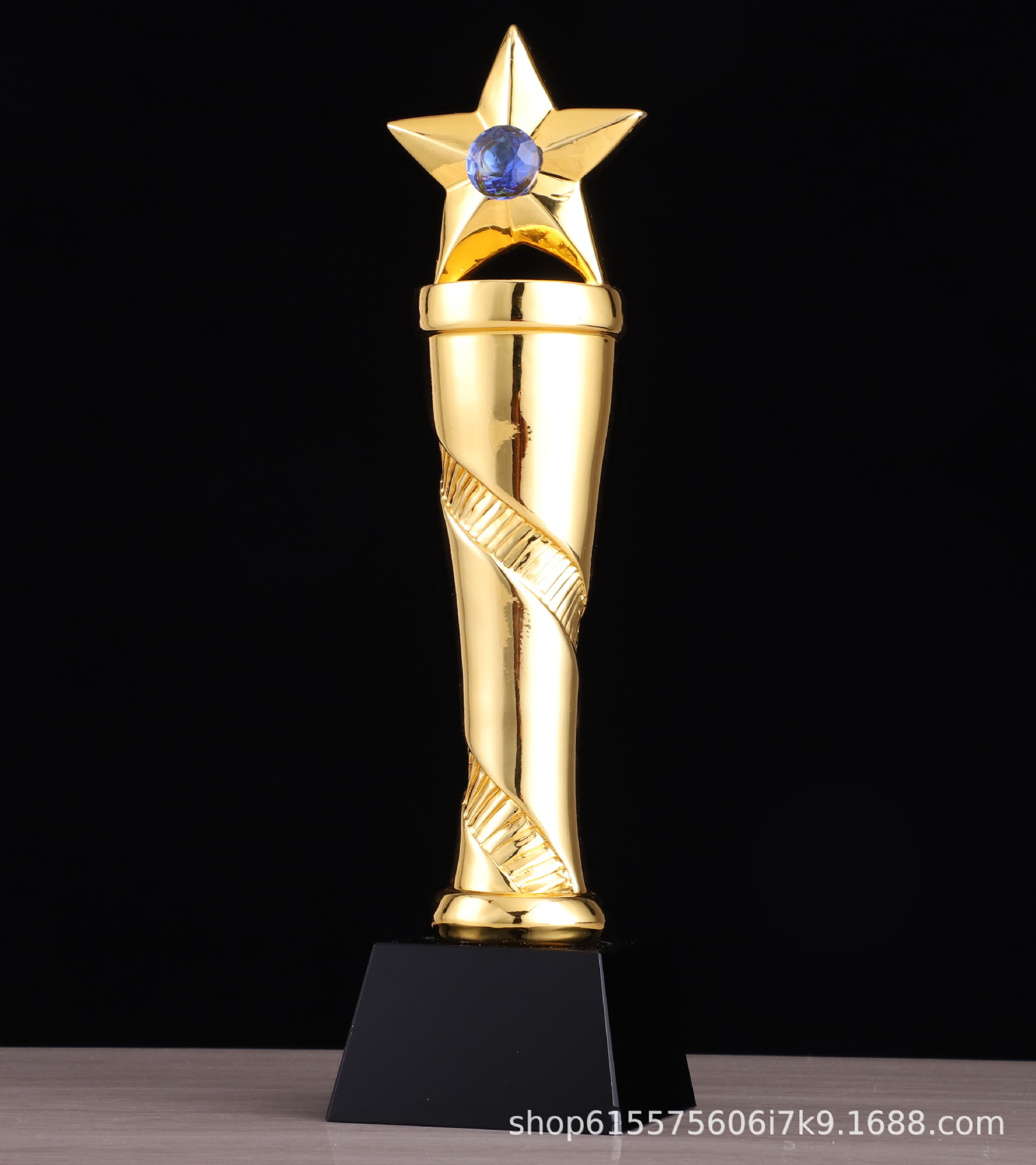水晶奖杯定制刻字大拇指年会颁奖五角星树脂金属奖牌奖座奖杯定做