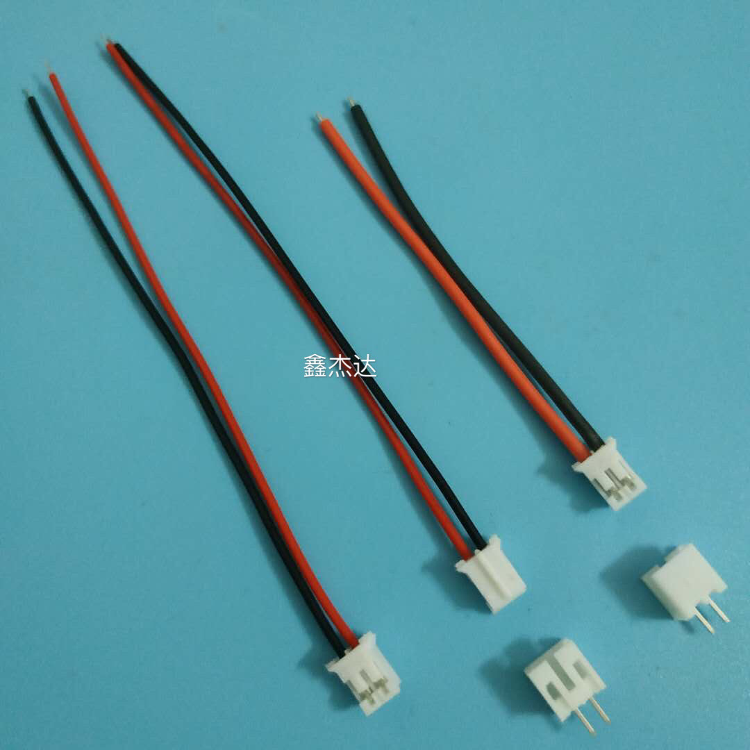 硅胶端子线直销ph/2.0端子线 2p 电子导线 锂电池喇叭线连接线