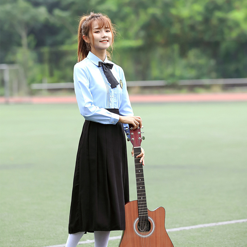 班服学院风学生装夏季女生毕业裙子韩版中学生英伦高中生校服套装