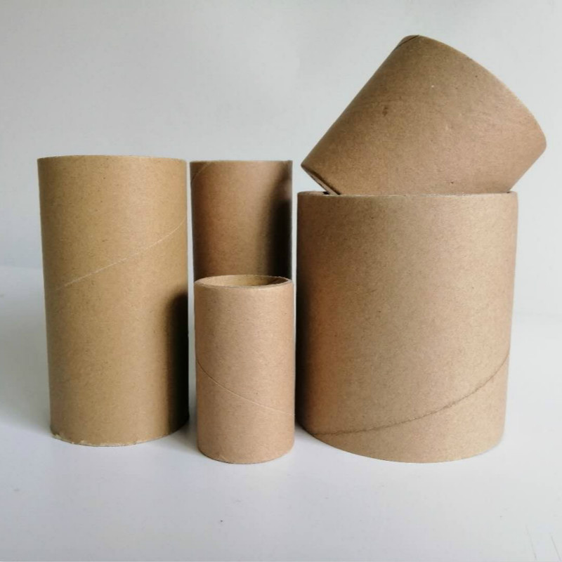 包装画筒纸管海报印刷食用级缠绕膜卷膜布纸筒芯牛皮硬纸筒芯