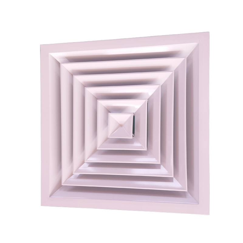 厂家直销 铝合金空调出风口 方形散流器风口 回字形风口 尺寸定制