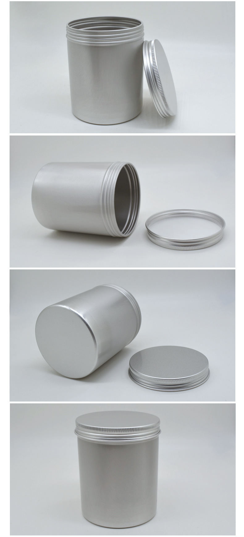 500ml圆形铝罐 茶叶包装罐 小礼品饰品月饼盒 食品零食干货收纳罐