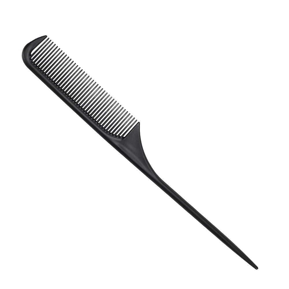 6款bluezoo美发尖尾梳挑梳打毛盘发耐高温防静电碳纤维梳子速卖通