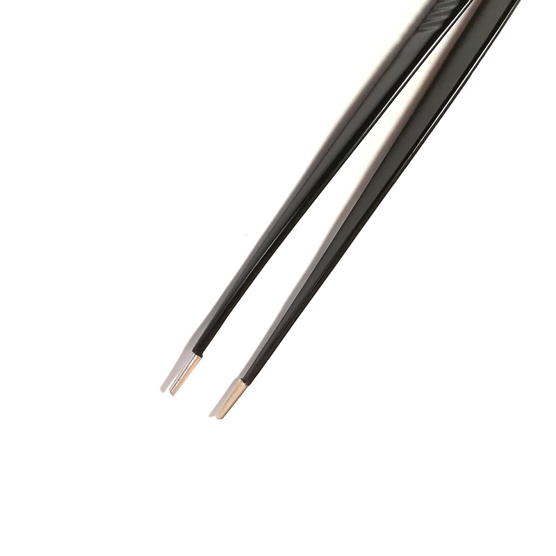 20cm双极电凝镊 片插式电凝镊连接线 电刀工作直头