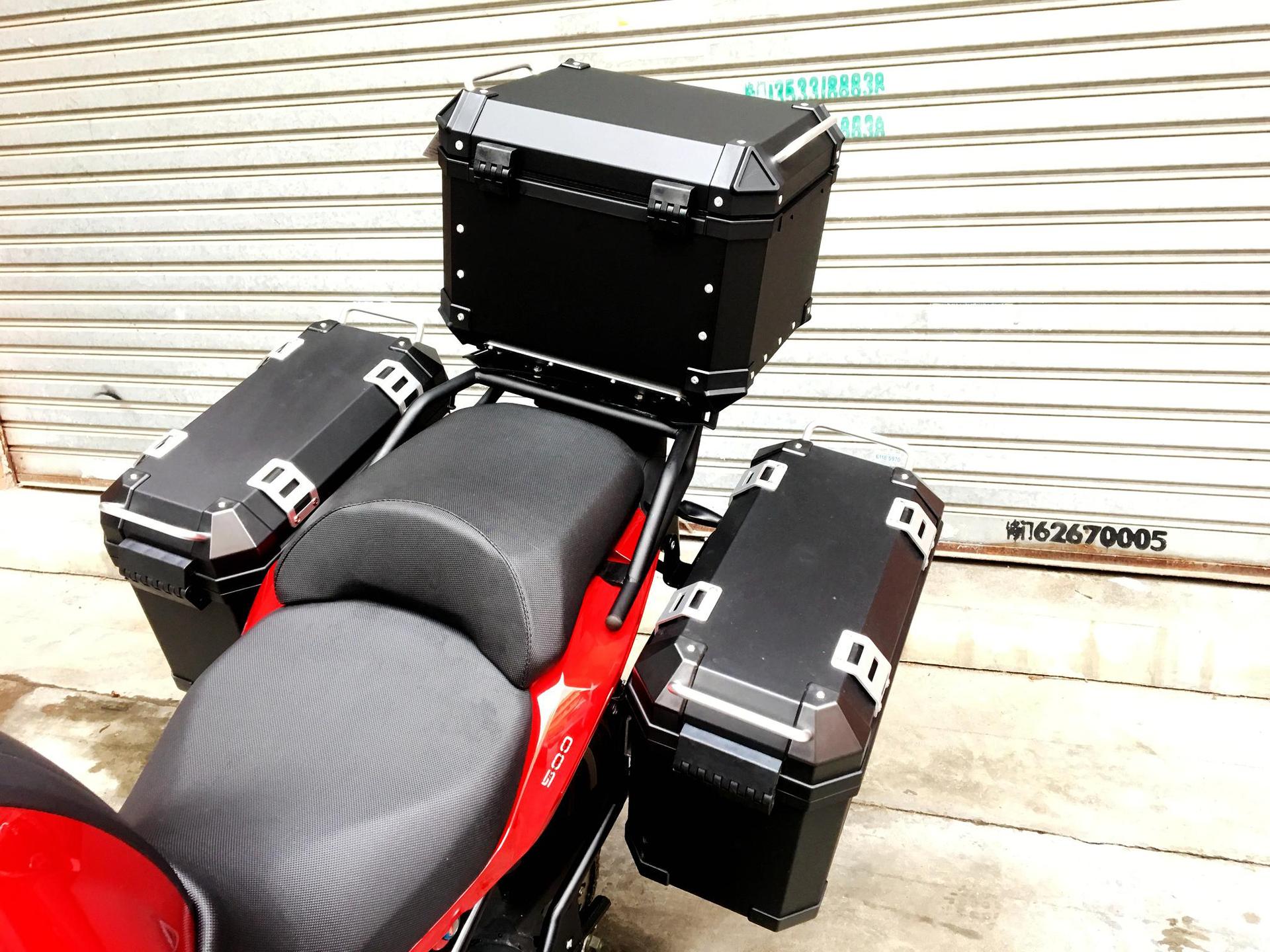 车爵半铝边箱尾箱摩托车三箱骑行dl250侧箱gw250边箱黄龙600三箱