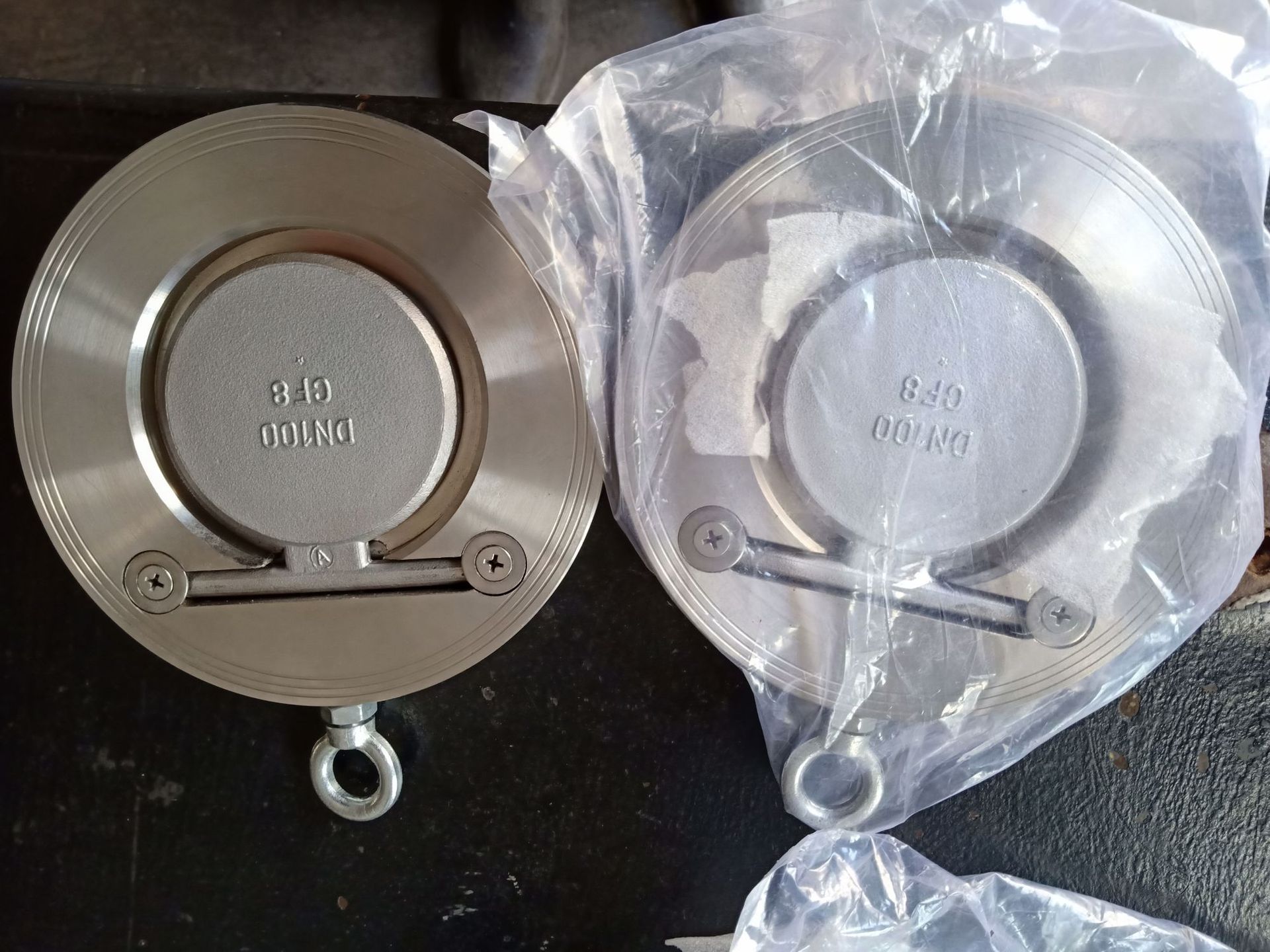 不锈钢对夹式止回阀h74w.单圆板式.