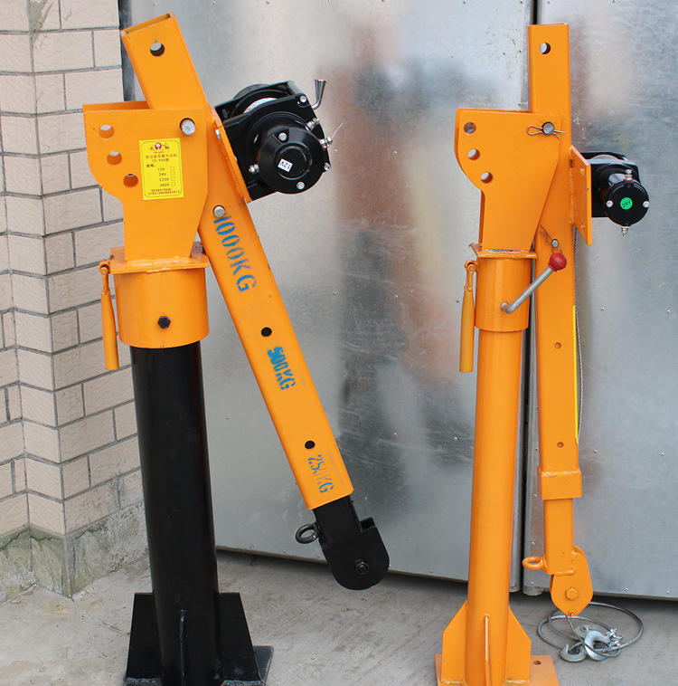 车载吊机12v24v220v电动葫芦吊车起重机货车装载吊运机电动随车吊