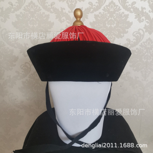 古装民族清朝士兵暖帽舞台演出影视拍摄