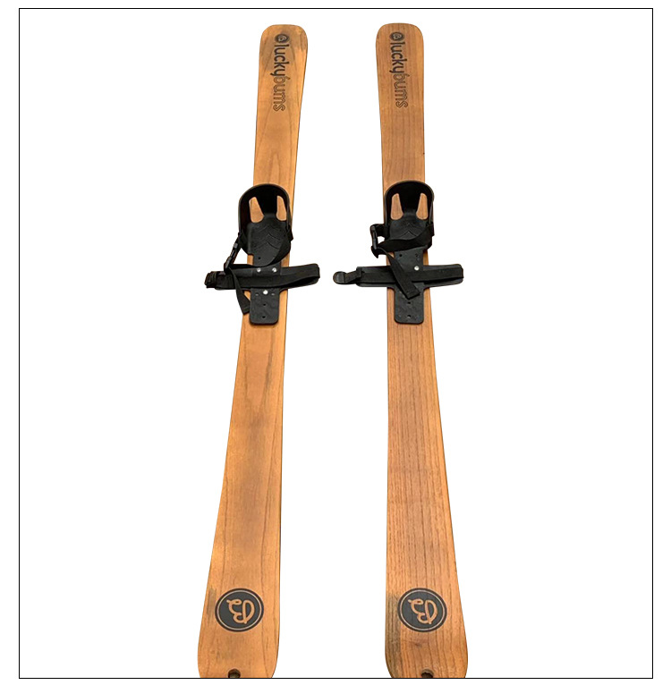 时尚木质滑雪板 双板滑雪橇 实木滑雪板双板 时尚雪橇