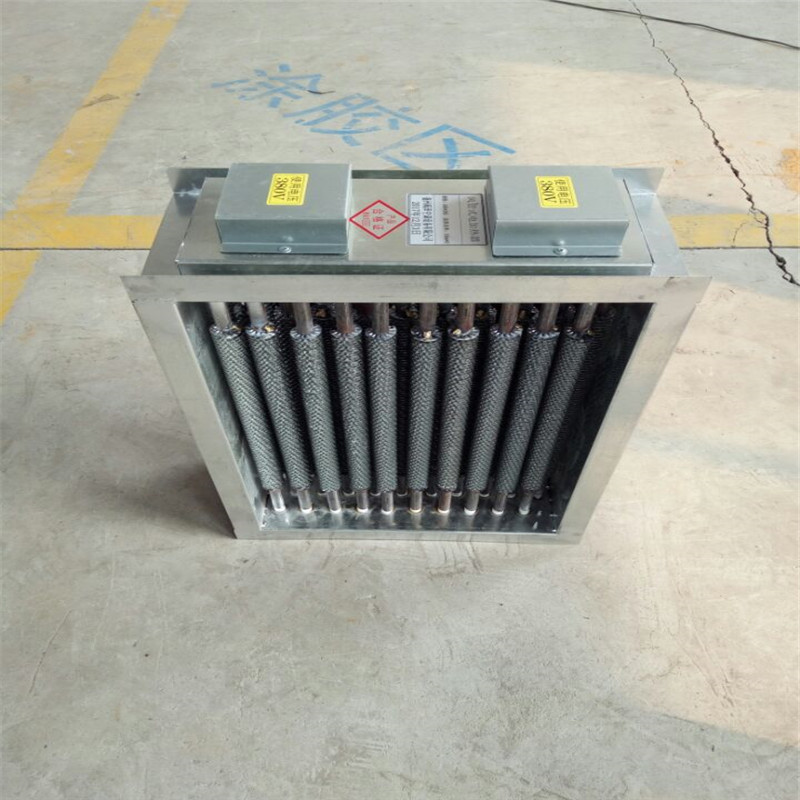 小型工业空气辅助电加热器通风管道电加热器管道式电加热管加热器