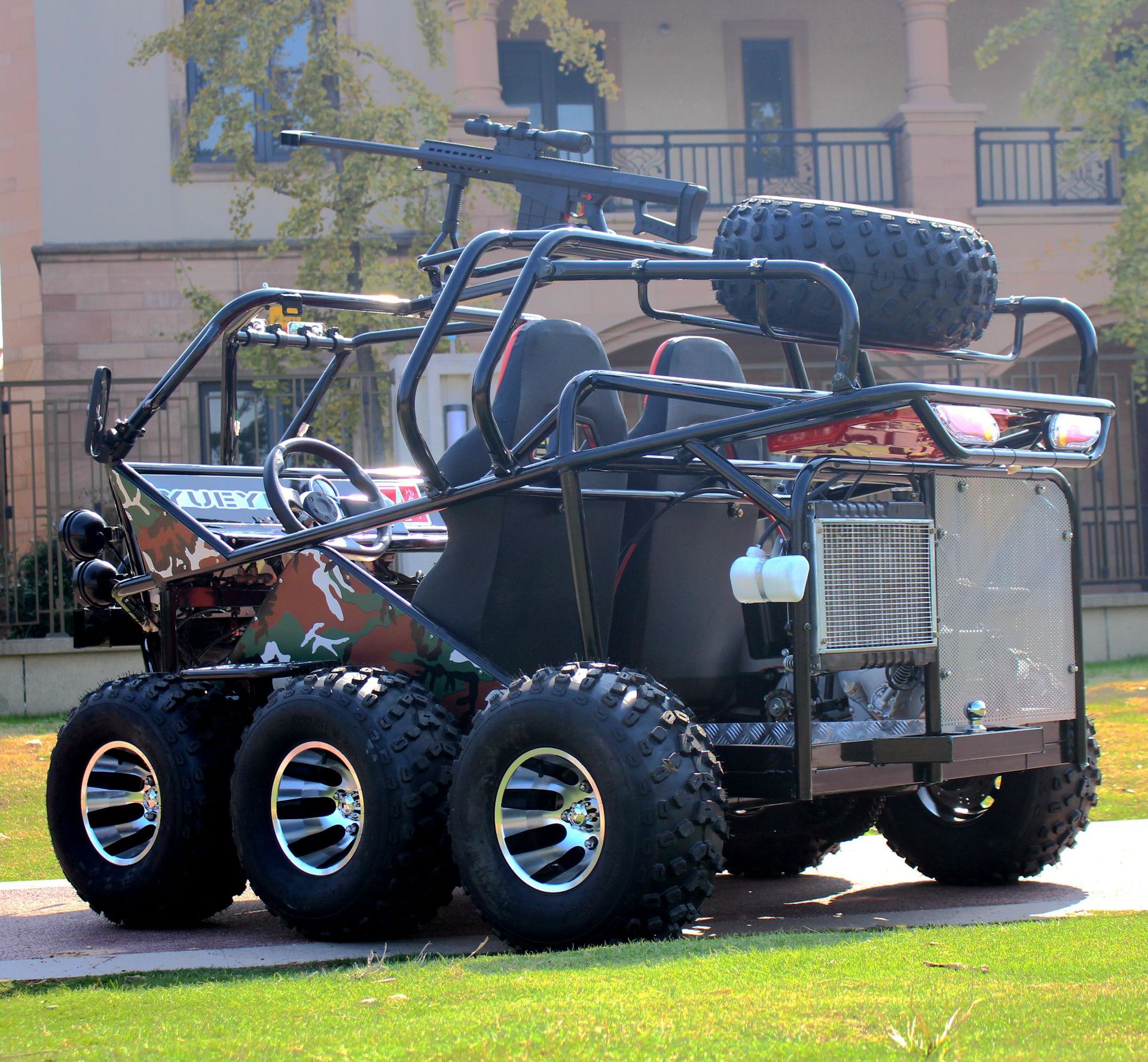 6驱6轮战车卡丁车 批发山地电动沙滩车配件 成人越野沙漠卡丁车