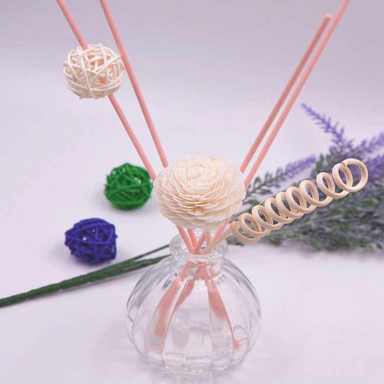 厂家新品纤维棒36号浅粉色创意香薰配件除臭芳香3mm香薰棒