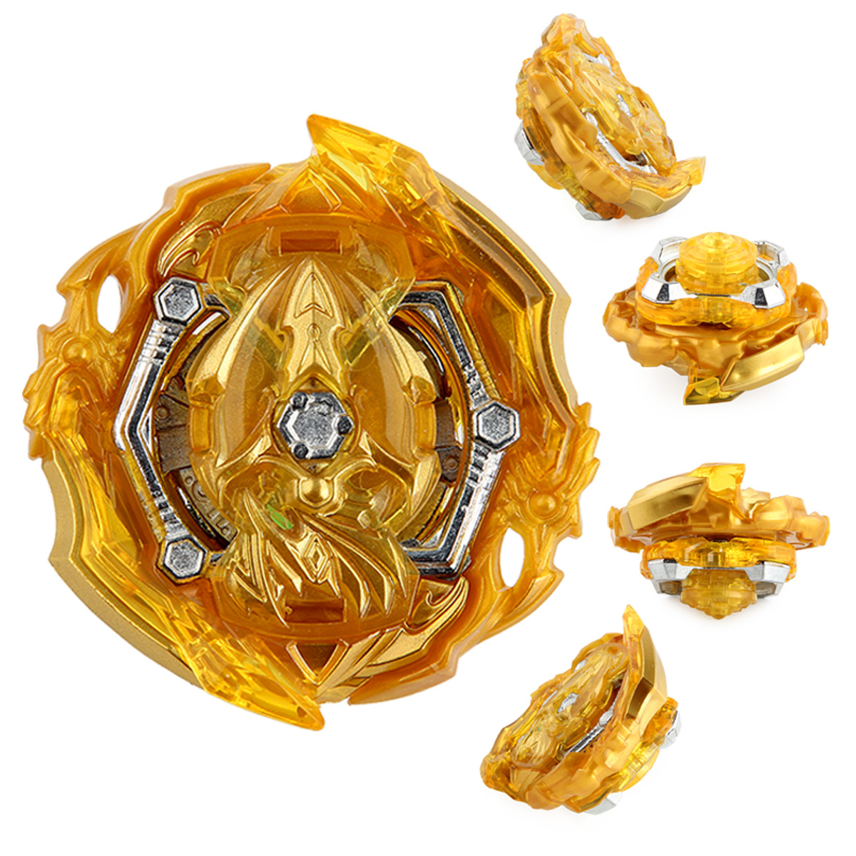 爆裂陀螺玩具限定黄金版第四代gt系列b150组装合金散装陀螺玩具