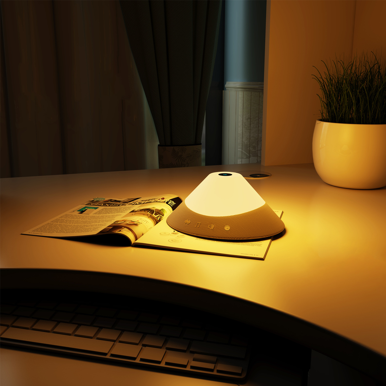 白噪音睡眠仪呼吸灯助眠灯 助眠仪婴儿睡眠安抚仪 音乐灯光睡眠仪