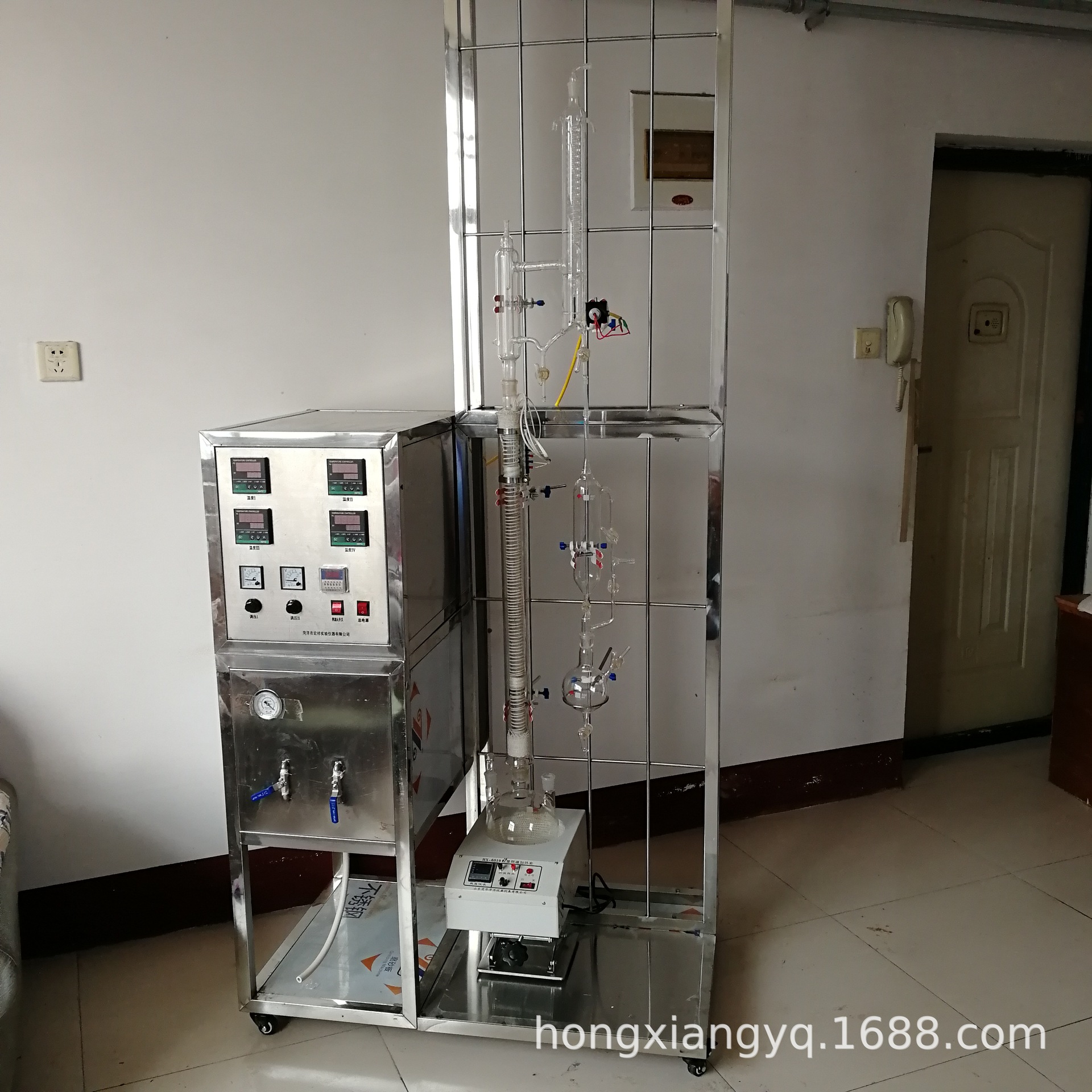 实验室精馏塔 玻璃精馏塔 不锈钢精馏塔 板式塔 萃取塔 精馏塔