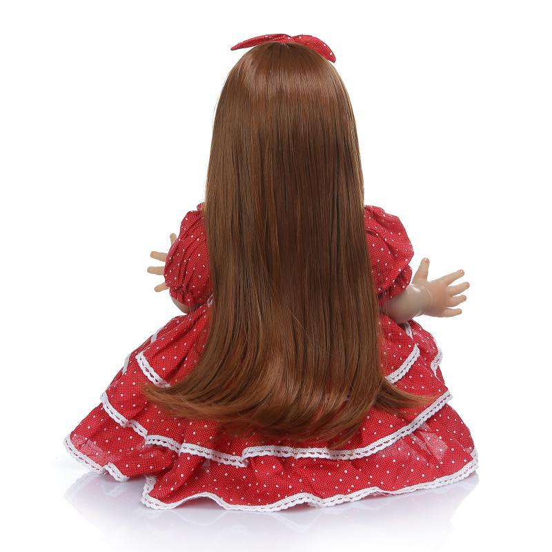 npk60厘米可爱长发娃娃 逼真摄影道具 服装模特