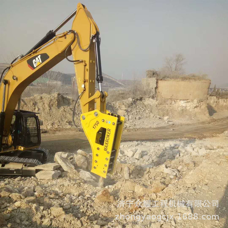 75挖掘机炮锤 液压破碎锤 直角破碎锤