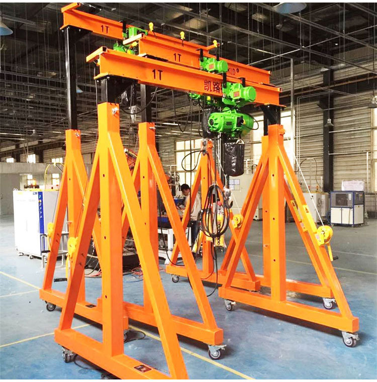 凯路德 无轨龙门吊 电动龙门架 小型门式起重机 电动葫芦吊机