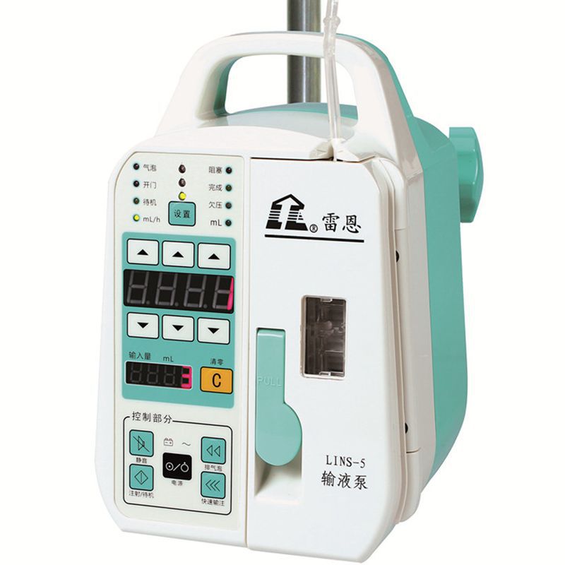 上海雷恩微量输液泵医用单双通道高精准实验室静脉注射泵lins-5