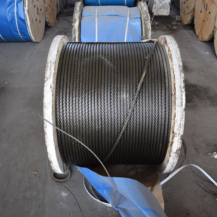 光面钢芯油钢丝绳 小吊机塔机防扭钢丝绳电动葫芦绳