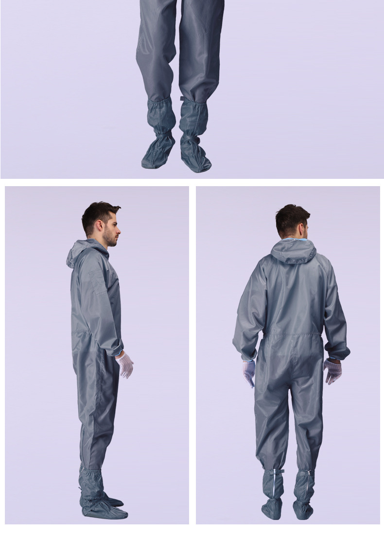 洁净服连体防尘衣服无尘服全身防静电工作服净化洁净服喷漆防护服