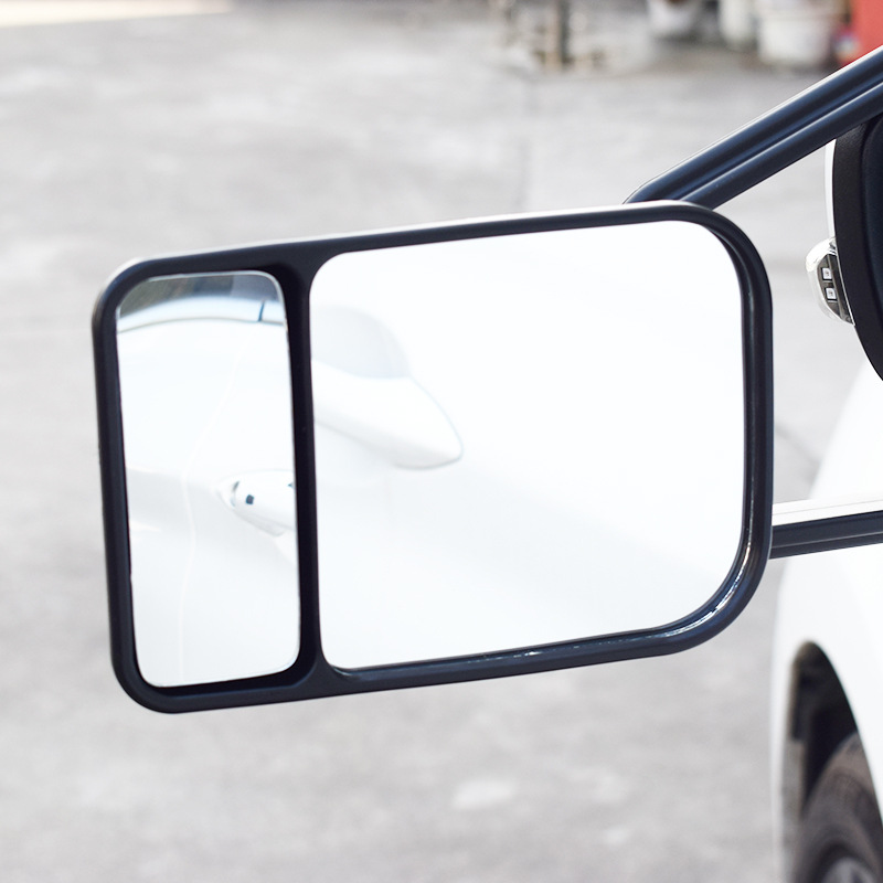 现货汽车前轮后轮盲区辅助镜 长方形曲面加装镜反光镜盲点镜