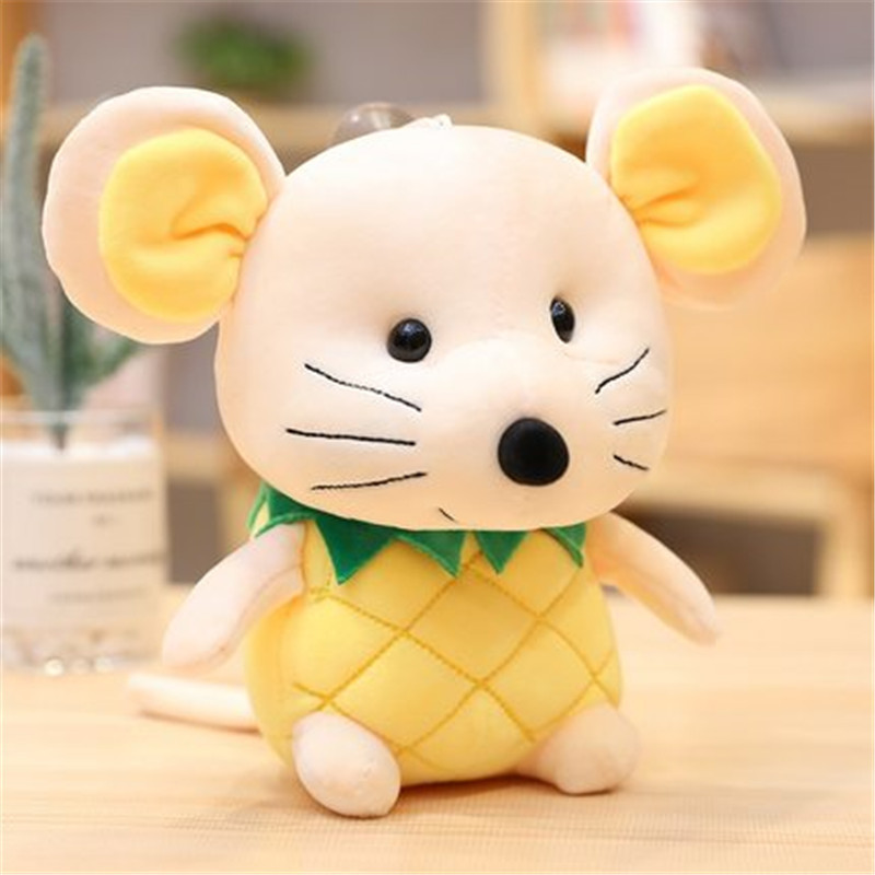 毛绒玩具鼠年吉祥物生肖鼠毛绒公仔圣诞节女生日礼物