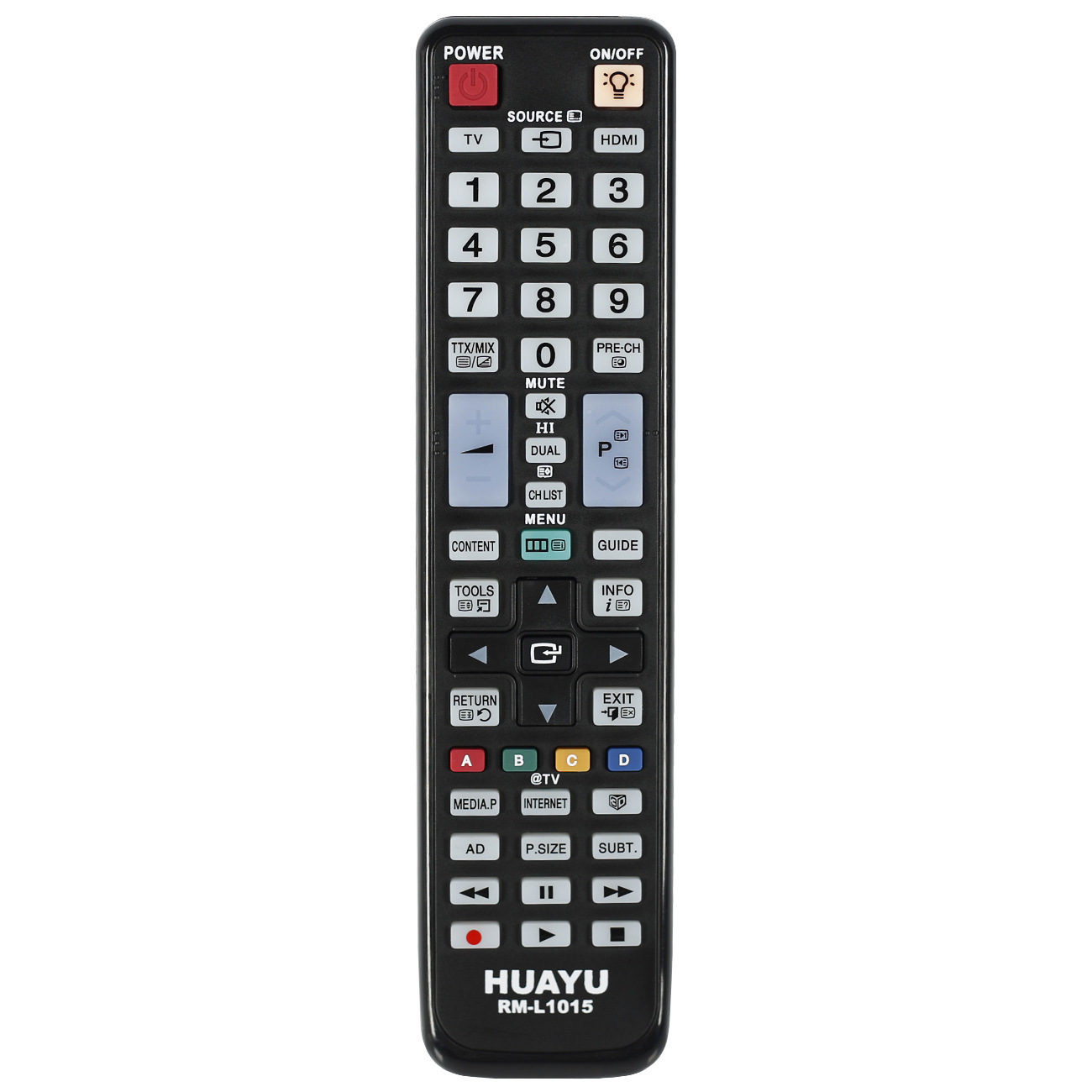 英文版华宇l1015适用于三星电视遥控器aa59-00431a ue46d8000ys等