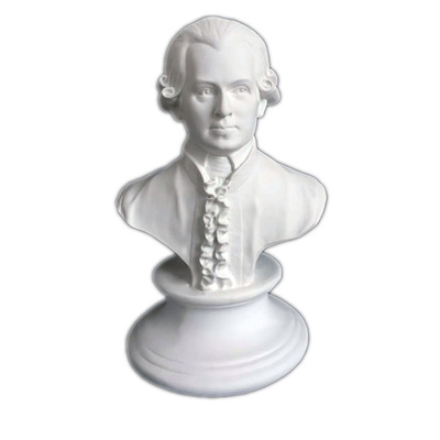 树脂石膏像15cm人物模型摆件美术教具绘画素描头像人像雕塑莫扎特