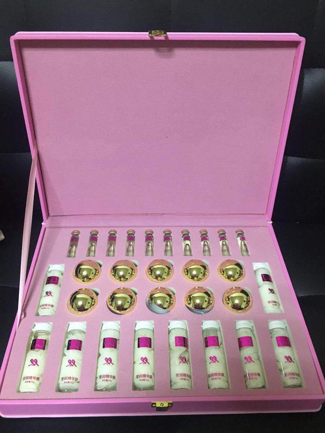 粉红丝带胸部套妙桃按摩乳腺疏通散结美容院身体拓客养生精油套盒