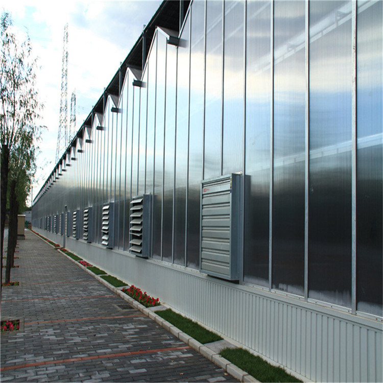 pc板温室大棚建设 阳光板大棚工程承建 纹洛型塑料板温室搭建_温室