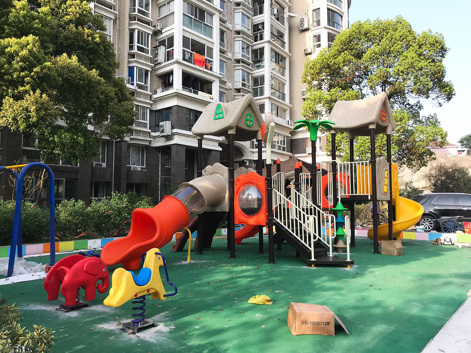 上海小区组合滑梯厂家直销供应幼儿园社区公园儿童滑梯游乐设备