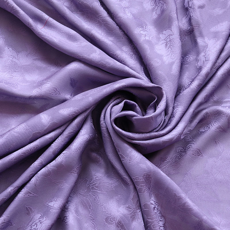 国色天香染色丝绸 真丝提花 汉服面料 四经绞罗 罗扇,旗袍布料