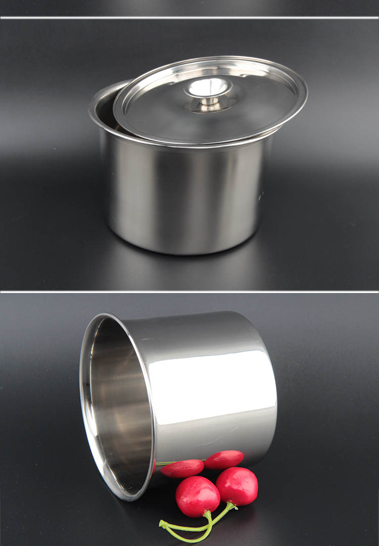 厂家直销不锈钢味盅无磁味盅加厚加深打蛋盆调味盆调料缸16cm