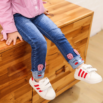 女童牛仔裤春装2019新款韩版婴儿童小脚裤1-3岁4百搭女孩裤子春秋