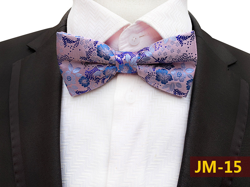 2019厂家现货供应新款18色梅花男士领结 时尚结婚新郎蝴蝶结
