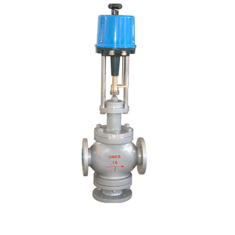 zdlx高温导热油三通电动比例阀dn25蒸汽电动三通比例调节阀dn200