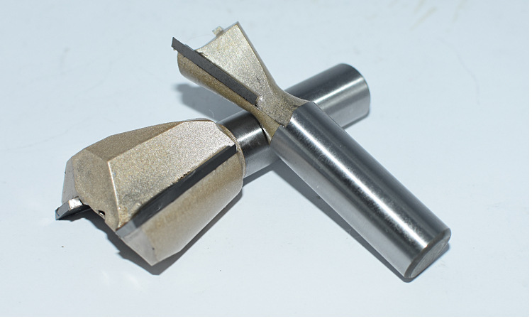 浪潮专业级子口荀刀 燕尾榫 抽屉开v槽组合一刀组合修边机电木铣