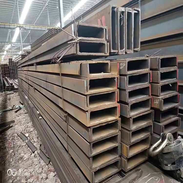 现货批发 镀锌槽钢 国标q235b 建筑幕墙用u型槽 槽钢10# 加工冲孔